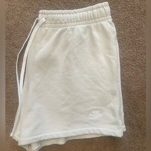 •Whitish Cream Colored Cotton Shorts •Brand-Nike •Size-Extra Large